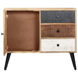 Vidaxl dressoir 88x30x73 cm massief mangohout