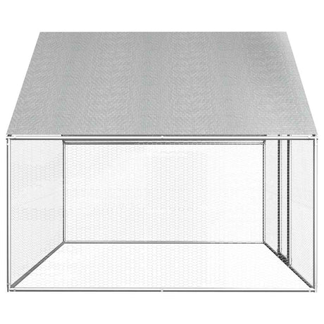Vidaxl Chicken Coop 2.75x2x1,92 M verzinkte Stahl