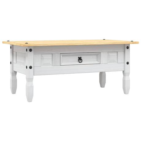 Vidaxl salontafel 100x55x44 cm mexicaans grenenhout corona-stijl wit