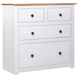 Vidaxl dressoir panama range 80x40x83 cm grenenhout wit