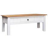 Vidaxl salontafel panama range 100x60x43,5 cm massief grenenhout wit