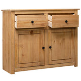 Vidaxl dressoir panama range 93x40x80 cm massief grenenhout