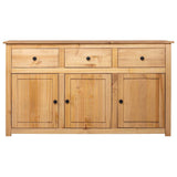 Vidaxl dressoir panama range 135x40x80 cm massief grenenhout