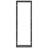 Vidaxx Kaminholzregal 50x20x150 cm Stahl schwarz