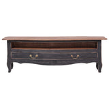 Vidaxl tv-meubel 120x30x40 cm massief mahoniehout zwart