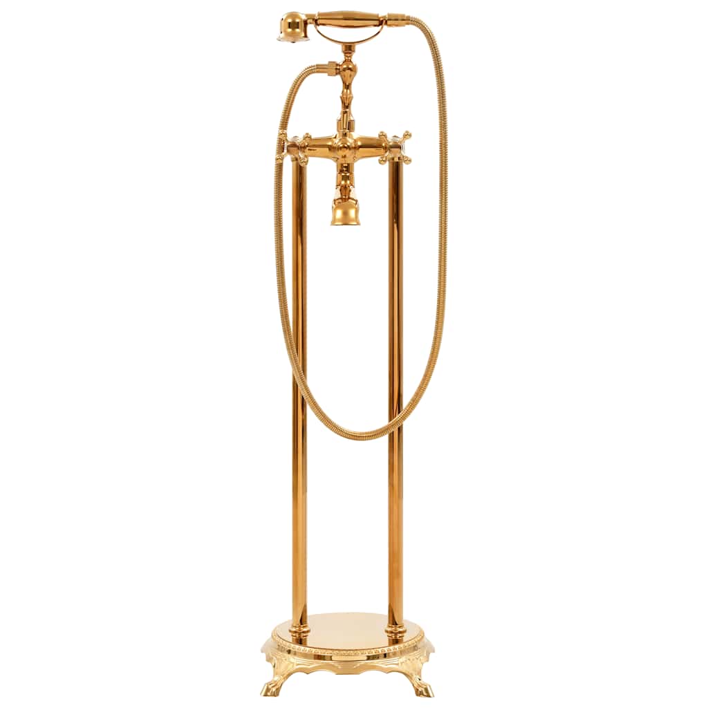 Vidaxl Badewanne Kran abgelöst 99,5 cm Edelstahl Gold gefärbt