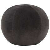 Vidaxl poef 50x35 cm katoenfluweel antraciet