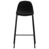 Vidaxl barstoelen 4 st stof zwart