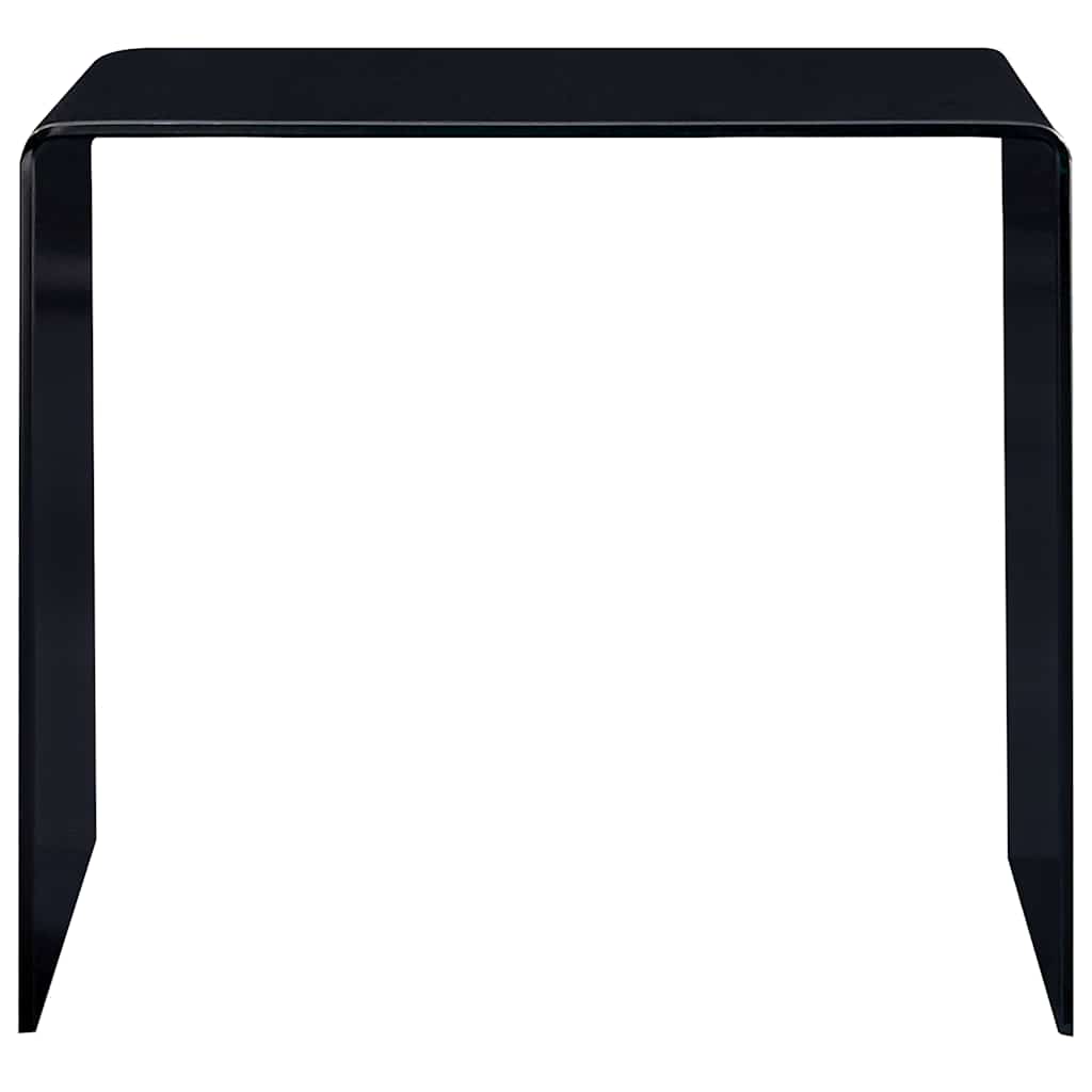 Vidaxl salontafel 50x50x45 cm gehard glas zwart