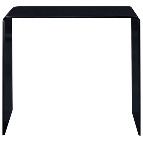 Vidaxl salontafel 50x50x45 cm gehard glas zwart