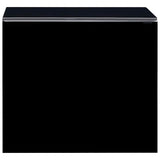 Vidaxl salontafel 50x50x45 cm gehard glas zwart