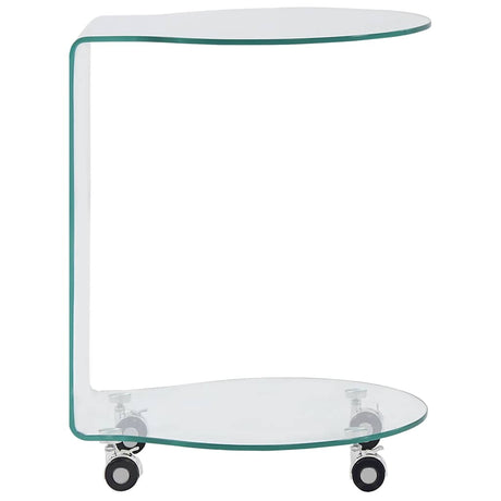 Vidaxl salontafel 45x40x58 cm gehard glas