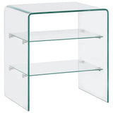 Vidaxl salontafel 50x40x56 cm gehard glas