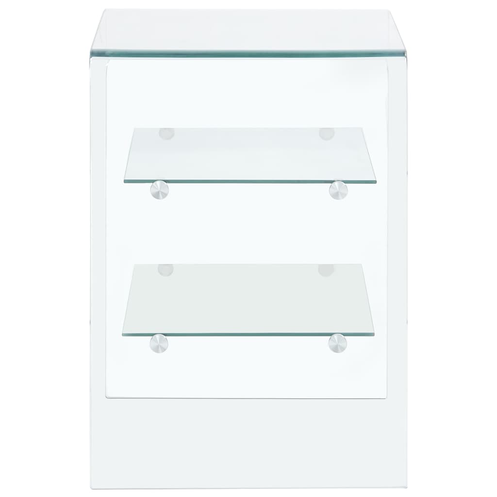 Vidaxl salontafel 50x40x56 cm gehard glas