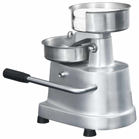 Vidaxxl Hamburgerpressmaschine mit 500 Trennblättern 10 cm Aluminium