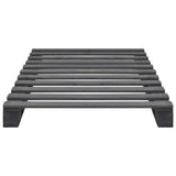 Vidaxl bedframe pallet massief grenenhout grijs 100x200 cm