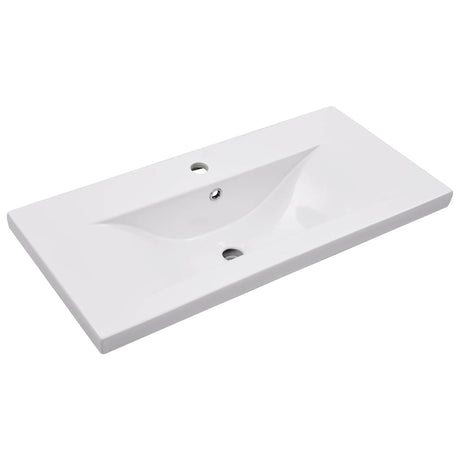 Vidaxx Einbauwaschtisch 81x39,5x18,5 cm Keramik weiß