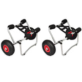 VidaXL Kajakwagen 2 Stück Aluminium