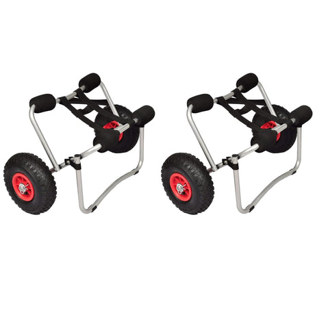 VIDAXL KAYAKTROLLEY 2 ST ALUMINUM
