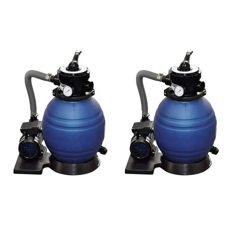 Vidaxxl Sandfilterpumpen 2 Stück 400 W 11000 L H