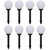 Vidaxl Garden Pad Lampen 8 STs mit Bodennadel LED 15 cm