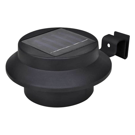 VidaXL Zaunleuchten 12 Stk. Solar-LED Schwarz