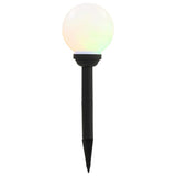 VidaXL Solarlampen 8 Stk. LED rund 15 cm RGB