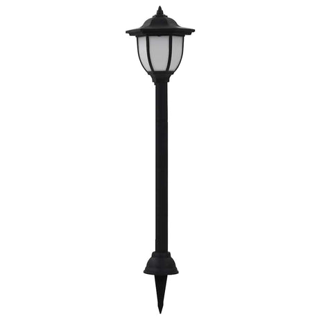 VidaXL Solarlampen 6 Stk. LED Schwarz
