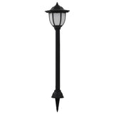 Vidaxl Solarlampen 6 ST LED Schwarz