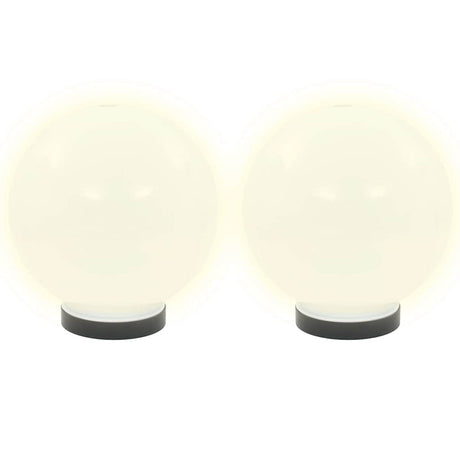 VidaXL LED-Glühbirnenlampen 4 Stück rund 20 cm PMMA