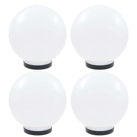 VIDAXL LED -Lampenlampen 4 Stcs rund 25 cm PMMA