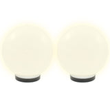 VIDAXL LED -Lampenlampen 4 Stcs rund 25 cm PMMA