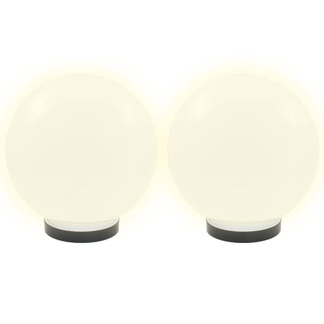 VIDAXL LED -Lampenlampen 4 Stcs rund 25 cm PMMA