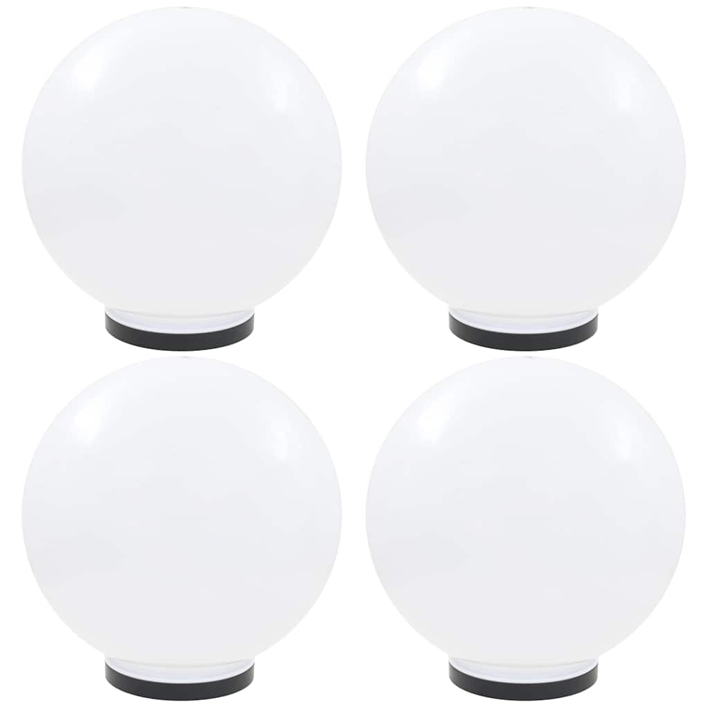 VidaXL LED-Glühbirnenlampen 4 Stück rund 40 cm PMMA