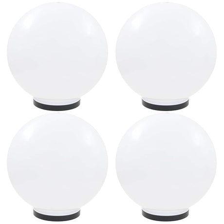 VidaXL LED-Glühbirnenlampen 4 Stück rund 40 cm PMMA