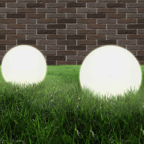 VidaXL LED-Glühbirnenlampen 4 Stück rund 40 cm PMMA
