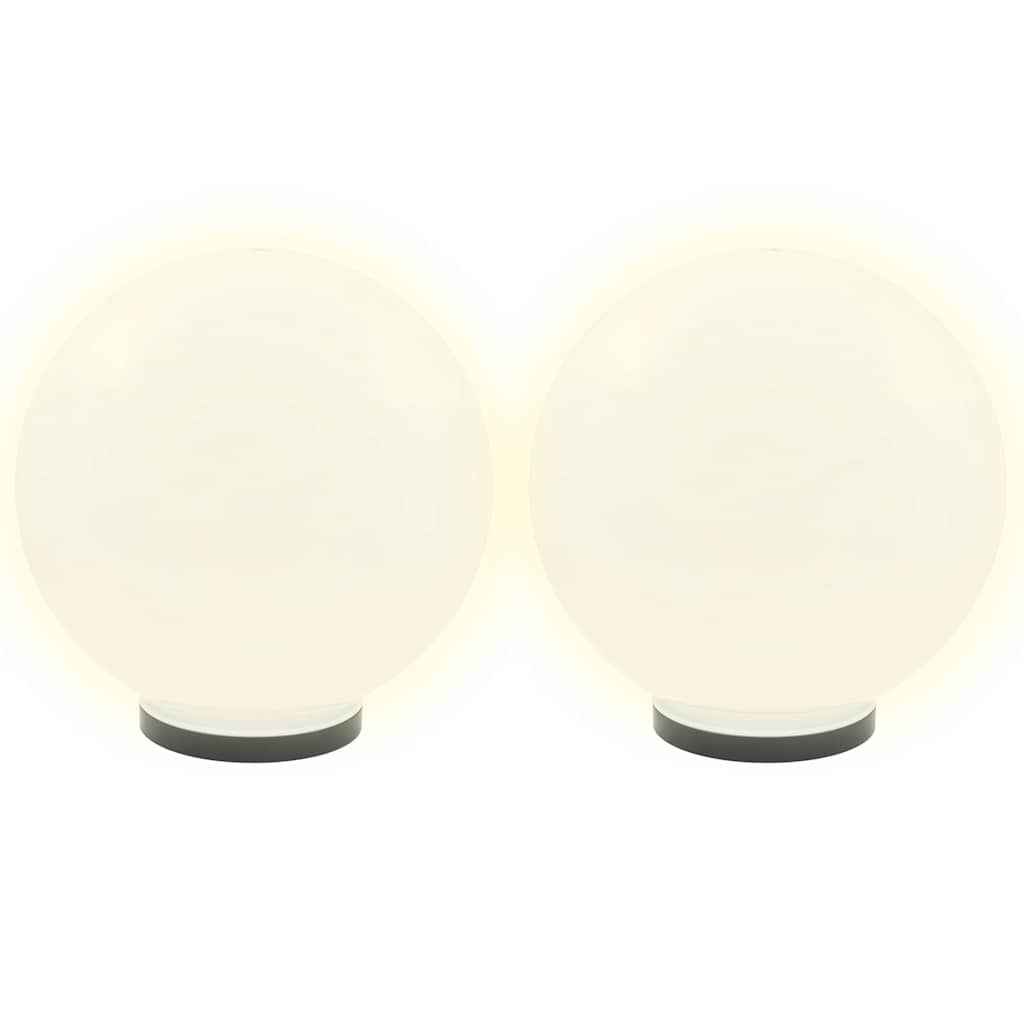 VidaXL LED-Glühbirnenlampen 4 Stück rund 40 cm PMMA