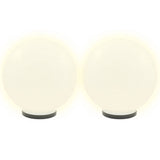 VidaXL LED-Glühbirnenlampen 4 Stück rund 40 cm PMMA
