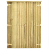 Vidaxl Garden Shed 123x50x171 cm imprägniertes Kiefernholz