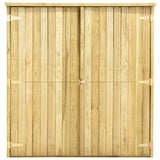 Vidaxl Garden Shed 163x50x171 cm imprägnierte Kiefer