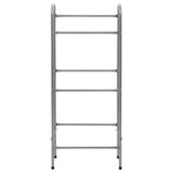VIDAXL -Speicher für 3 Kisten 50x33x116 Stahl Silberfarbe