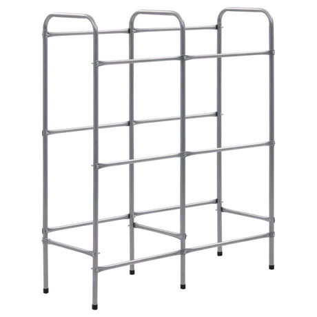 Vidaxx Lagerregal für 6 Kisten 96x33x116 cm Griff silberfarben