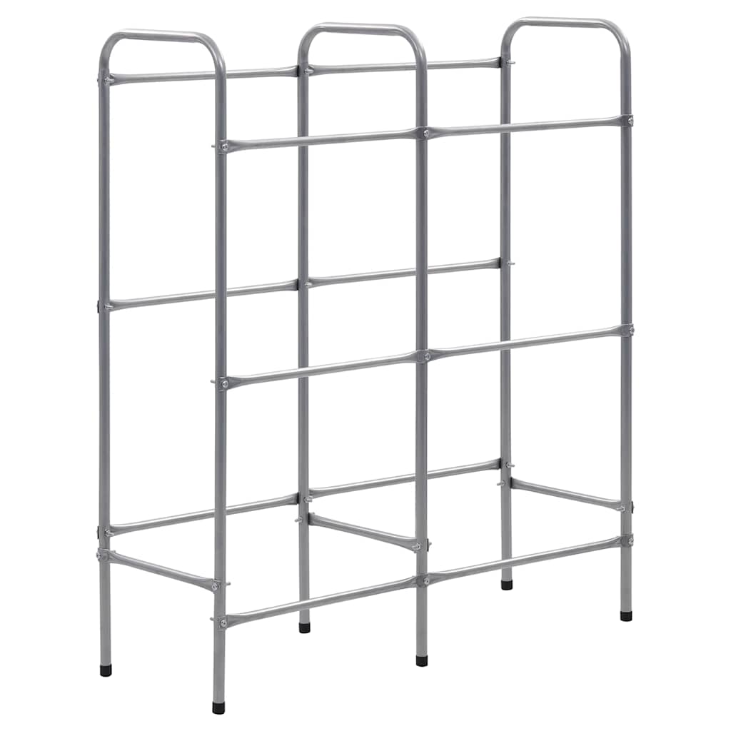 Vidaxx Lagerregal für 6 Kisten 96x33x116 cm Griff silberfarben
