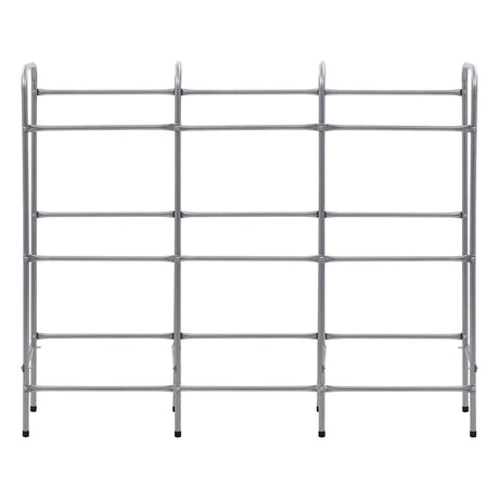 Vidaxx Lagerregal für 9 Kisten 145x33x116 Stahl silberfarben