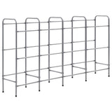 Vidaxx Lagerregal für 12 Kisten 190x33x116 cm Stahl silber