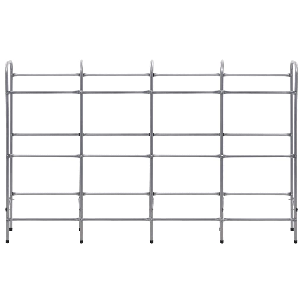 Vidaxx Lagerregal für 12 Kisten 190x33x116 cm Stahl silber