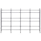Vidaxx Lagerregal für 12 Kisten 190x33x116 cm Stahl silber