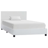 Vidaxl bedframe kunstleer wit 90x200 cm