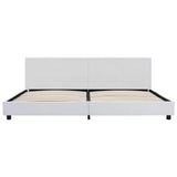 Vidaxl bedframe kunstleer wit 180x200 cm