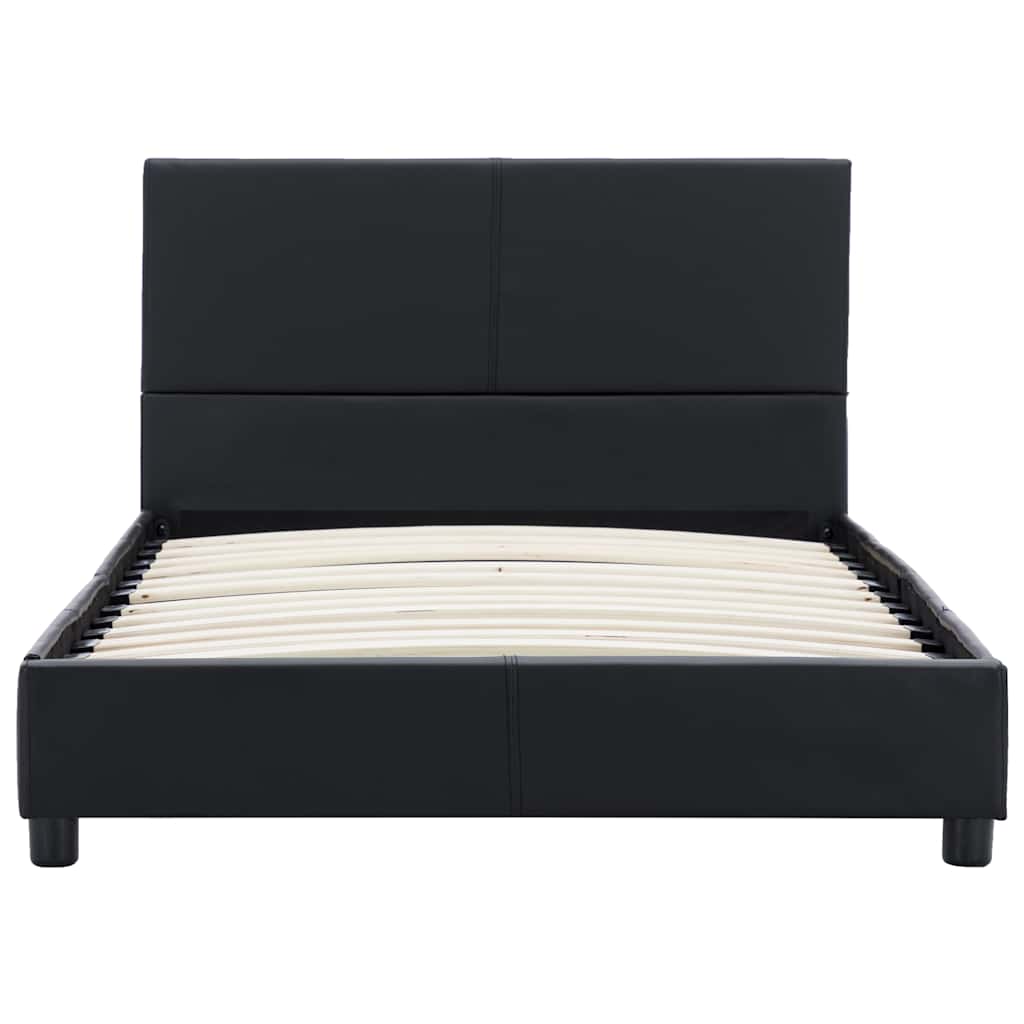 Vidaxl bedframe kunstleer zwart 100x200 cm